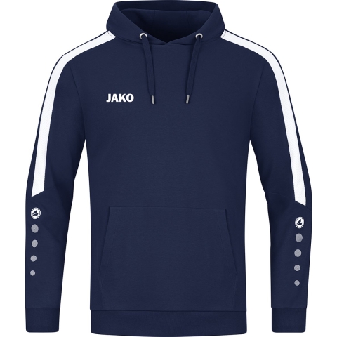 JAKO 6723K Sweater Met Kap Power Kids - Marine - 140