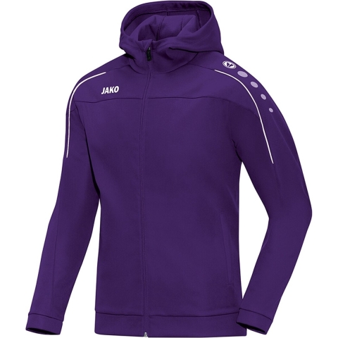 JAKO 6850 Jas Met Kap Classico - Paars - M