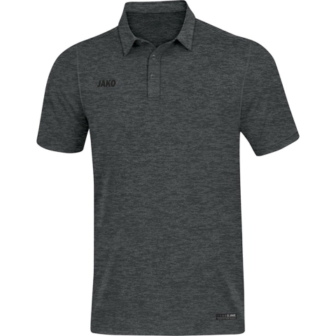 JAKO 6329 Polo Premium Basics - Antraciet Gemeleerd - L