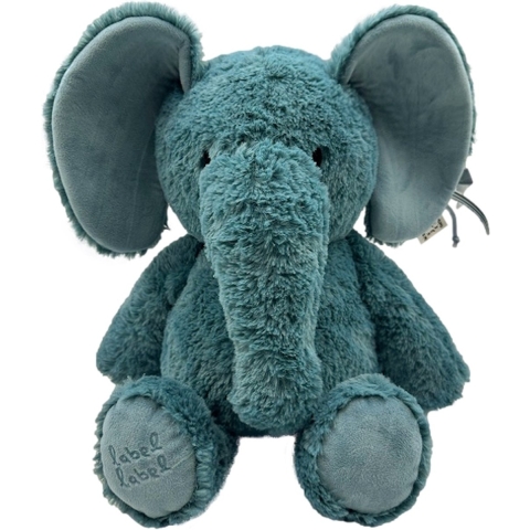 Label Label Knuffel Olifant Elly L Blauw