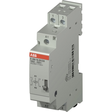 ABB E290-16-20/230 Stroomstootschakelaar DIN-rail 2x NO 253 V/AC 16 A 3000 VA 1 stuk(s)
