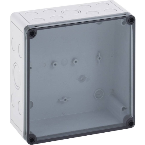 Spelsberg TK PS 2518-6f-tm Installatiebehuizing 254 x 180 x 63 Polycarbonaat, Polystereen (EPS) Grijs-wit (RAL 7035) 1 stuk(s)