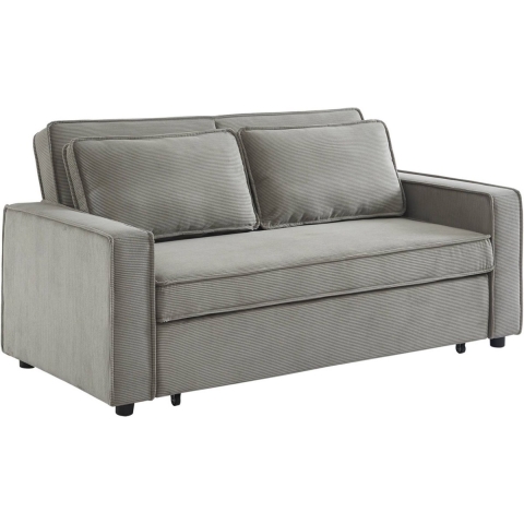 sweeek - 3-zits velours slaapbank B 172,5 x D 91,5 x 88,5cm