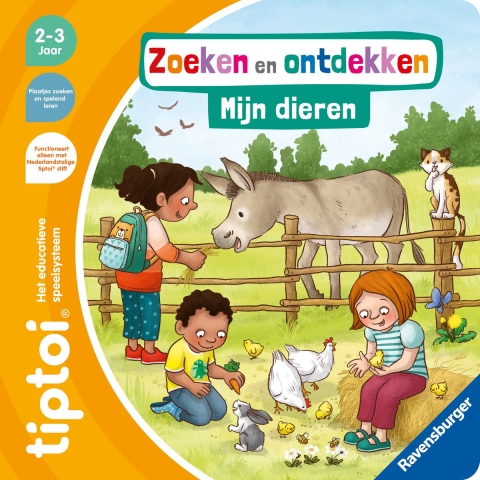 Tiptoi Boek Zoeken en Ontdekken Mijn Dieren