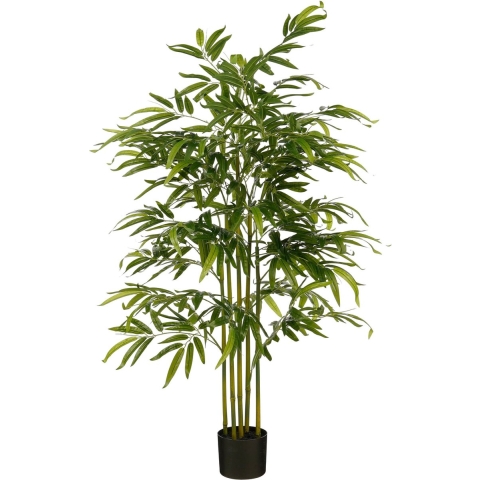 Mica Decorations Bamboe Kunstplant in Pot - H150 xØ60 cm - Groen