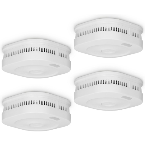 Alecto SMARTSMOKE11 Smart WiFi Rookmelder - 10 jaar batterij - Voldoet aan Europese norm EN14604 - 4