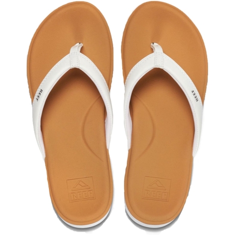 CUSHION CLOUD WHITE/TAN Teenslippers