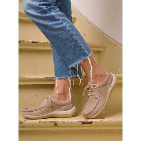 Wolky 00452510 Celebration Timber nubuck Veterschoenen