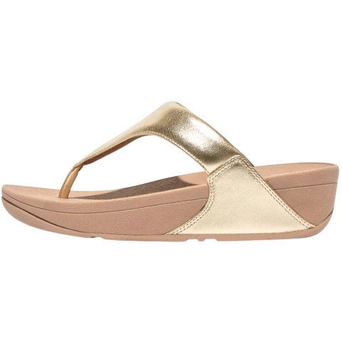 FitFlop Lulu Leather Toepost Teenslippers