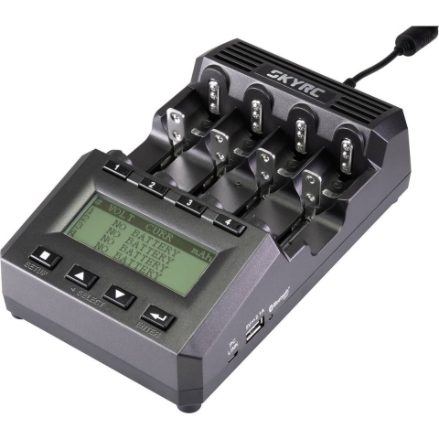 SKYRC MC3000 Batterijlader Li-ion, LiFePO, Li-poly, NiCd, NiMH, NiZn, RAM 10440, 14500, 16340, 16650, 17500, 17670, 18490, 18500, 18650, 22650, 26500, 26650,