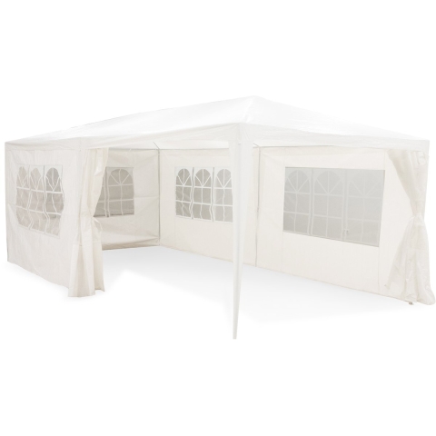 Partytent paviljoentent waterdicht wit 3Mx6Mx2.5M