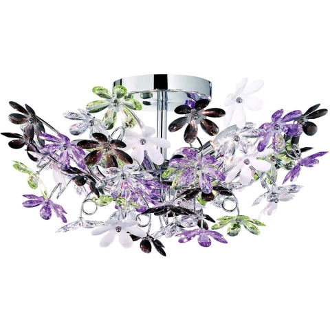Trio Leuchten Fiore 4 - Plafondlamp - 4 lichts - 560 mm - multicolor