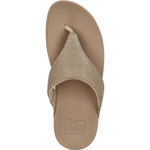 FitFlop Lulu Shimmer Toe Post Sandals Slippers
