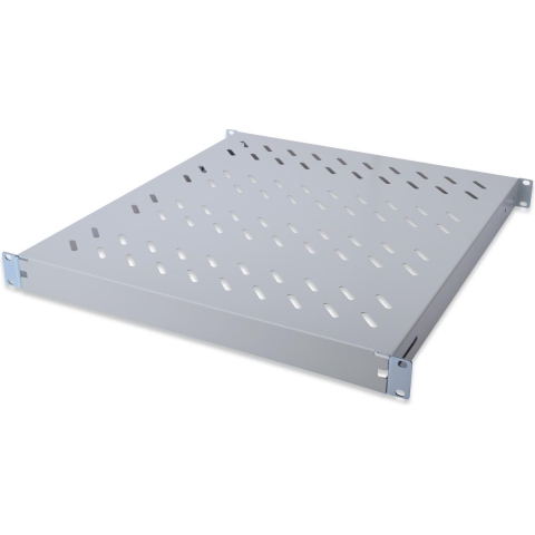 Digitus DN-97646 19 inch Apparaatbodem voor patchkast 1 HE Variabele bevestigingsrails Geschikt voor kastdiepte: 800 mm Grijs-wit (RAL 7035)