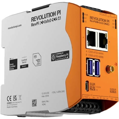 Revolution Pi by Kunbus PR100395 RevPi Connect 4 32 GB 8 GB PLC-uitbreidingsmodule
