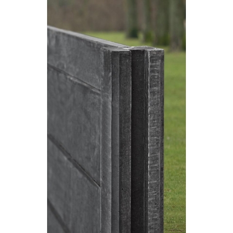 Berton sleufpaal Reest antraciet hoekmodel 316 Tuindeco - Tuindeco