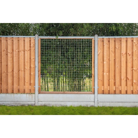 Gaaselement met kader Red Class Wood 180 cm Tuindeco - Tuindeco