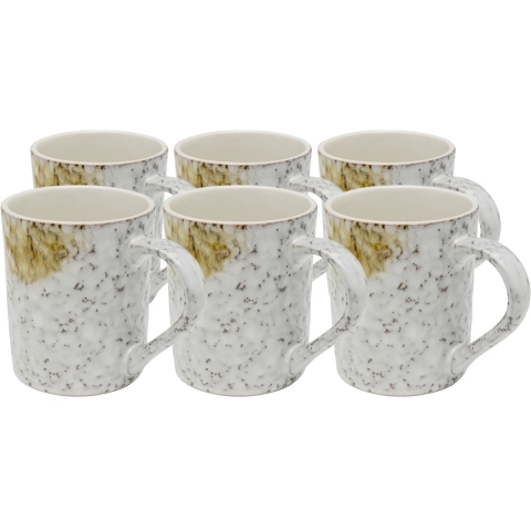 Kare Design Biscotti Mokken geel 6st