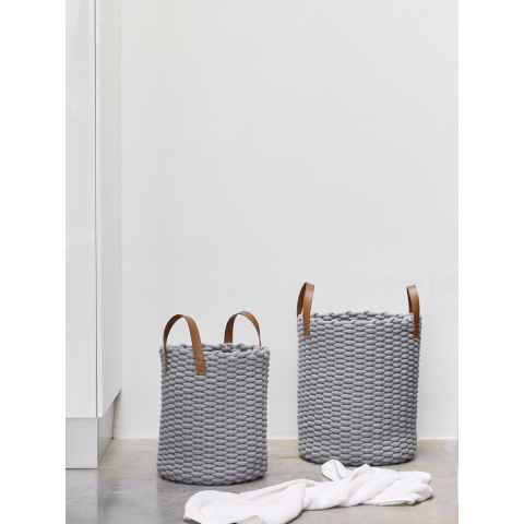 Wasmand | Grijs | Katoen