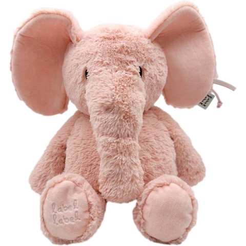 Label Label Knuffel Olifant Elly L Roze