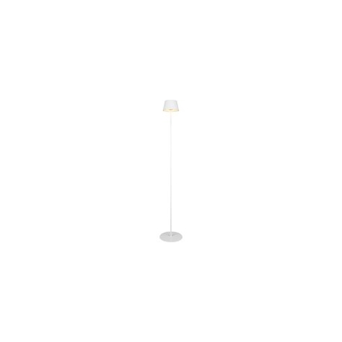 REALITY SUAREZ - Vloerlamp - Wit mat - Oplaadbaar - incl. 1x SMD 1,5 W - AAN/UIT touch - Sensor dimmer - USB-aansluiting - Accuvoeding - Buitenverlichting - IP44