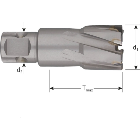 Rotec HM Kernboor HARD-LINE, universeel 19, ø33x40 - 5460330