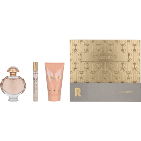 Paco Rabanne Paco Rabanne Olympéa Giftset - Eau de Parfum 50 ml + Bodylotion 75 ml + Miniatuur 10 ml