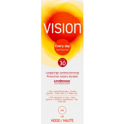 2x Vision Zonnebrand Every Day Sun SPF 30 180 ml