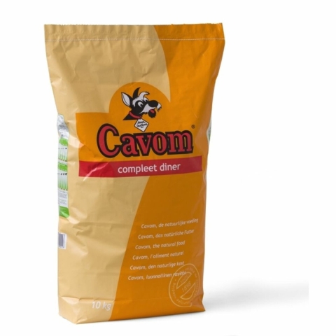2x Cavom Compleet Hondenvoer Droog Diner 10 kg