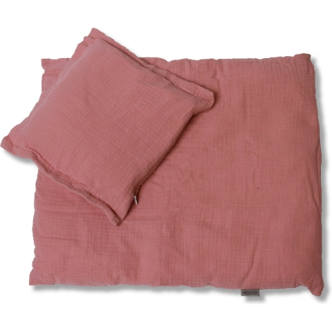 By Astrup Poppen Beddengoed - 50 cm - Roze - by ASTRUP - OneSize - Poppen Beddengoed