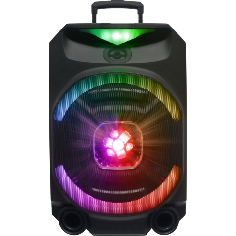 N-GEAR THE FLASH 1550D - Karaoke Speaker - 15" Woofer - Bluetooth - LED Lichtshow - Incl. Draadloze Microfoons