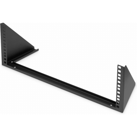 Digitus DN-48004 19 inch Wandhouder voor 19inch-apparatuur 4 HE Geschikt voor kastdiepte: vanaf 300 mm Zwart (RAL 9005)