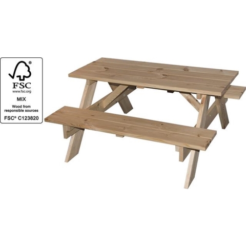 Picknicktafel 90cm voor kinderen