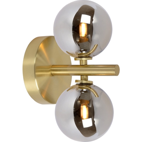 Lucide TYCHO Wandlamp - Mat Goud | Messing