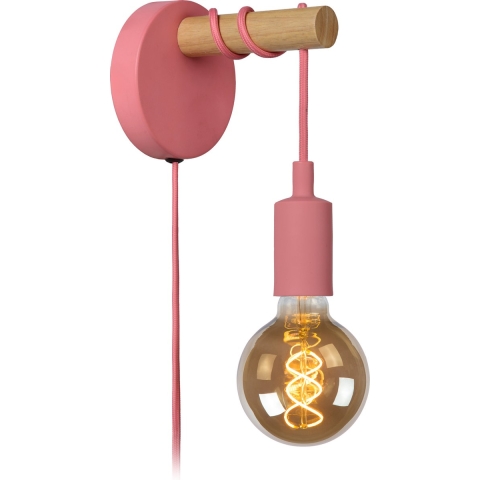 Lucide POLA Wandlamp - Roze