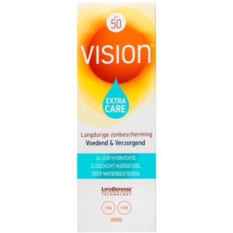 2x Vision Zonnebrand Crème Extra Care SPF 50 185 ml