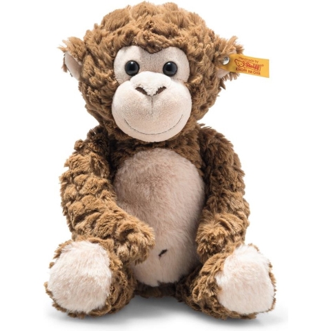 Steiff Knuffel - 30 cm. - Soft Knuffelig Friends Bodo Monkey - B - Steiff - OneSize - Knuffel
