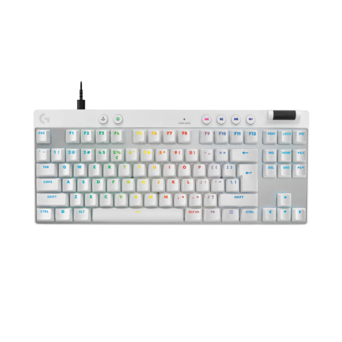 Logitech G Pro X Tkl Rapid Rgb Verlichting Bedraad Gamingtoetsenbord Wit