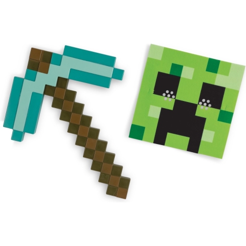 Minecraft Pickaxe & Mask Set