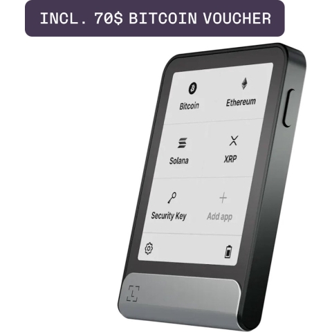 Ledger Flex Crypto Hardware Wallet 70$ Bitcoin FLEX-CRYPTO-STARTER-KIT-MAIN Hardware wallet 1 stuk(s)