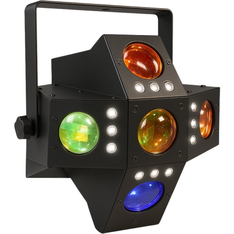 N-GEAR DB-43 â" LED Feestverlichting â" Derby & Stroboscoop â" Automatische Modus â" Compact Design: Professioneel Lichteffect