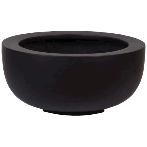 Vase The World Ducos S black Ø33 x H15 cm-2 St