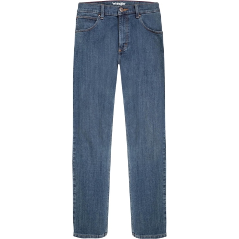 Wrangler Straight Regular Jeans voor Heren - Darkstone Blauw - Maat W 32x34 L
