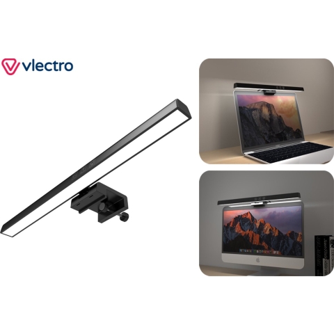 Vlectro - Schermlamp voor laptop of pc - 50 cm