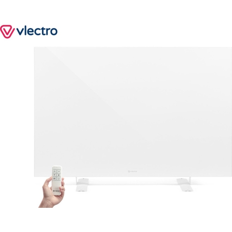 Vlectro - Slim infraroodverwarmingspaneel met instelbare timer - 520 W