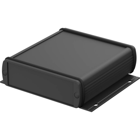 Bopla ABPH 1000-0100 WL ALUBOS_SET 84310100.HMT1 Flensbehuizing 140 x 125 x 35 Aluminium Zwart (RAL 9005) 1 stuk(s)