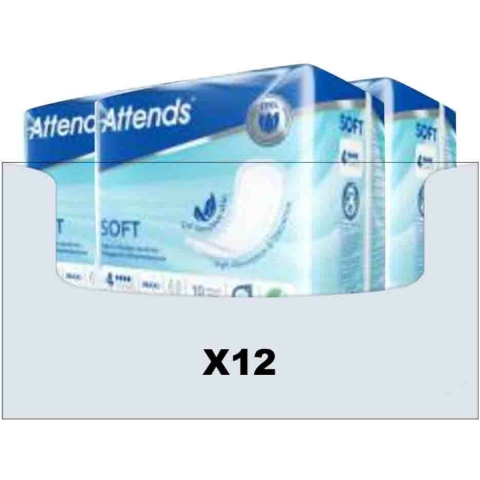 12x Attends Soft Maxi 4 10 stuks