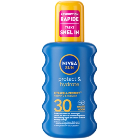 3x Nivea Sun Protect&Hydrate Zonnespray SPF 30 200 ml