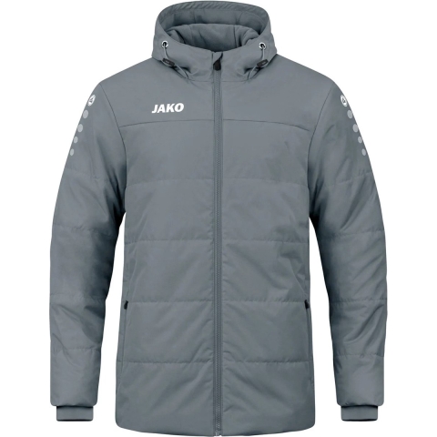 JAKO 7103 Coachvest Team Met Kap - Steengrijs - XXL