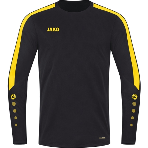 JAKO 8823K Sweater Power Kids - Zwart/Citroen - 140